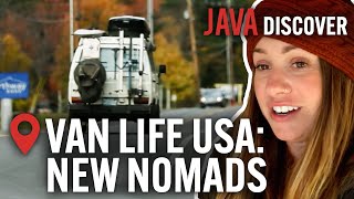 USAs Van Life on the Road Living the American Dream America Nomad Lifestyle Documentary [upl. by Terra]