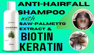 quotRevitalize Your Hair AntiHair Fall Shampoo ith SawPAlmetto Extract Biotin amp Keratinquot [upl. by Ybbil]