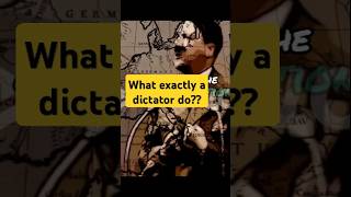 What Exactly a Dictator Do motivation dictator philosophy short [upl. by Edecrem]