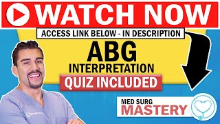 ABG  Arterial blood gas interpretation made simple in 8 minutes RN LPN LVN for NCLEX [upl. by Pack]