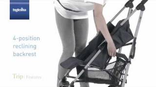 Trip the lightest Inglesina stroller technical video ENG [upl. by Seldan]