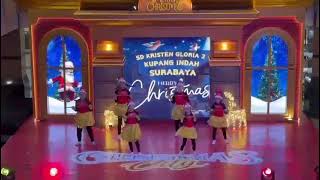 Feliz Navidad dance  modern dance  stick dance christmas dance  SD Gloria 2 [upl. by Hahcim]