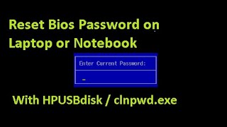 Reset Bios Password Acer Aspire Laptop  notebook [upl. by Raff227]