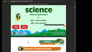 G6 I Science February 2024 Revision [upl. by Ahseinod]