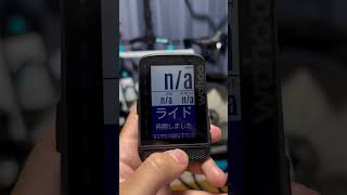 wahoo ELEMNT ROAM sound🔊 ロードバイクのある生活 [upl. by Amsab849]