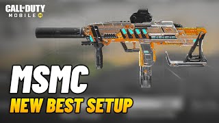 MSMC No Recoil Setup CODM  MSMC Best Attachments Gunsmith Cod Mobile [upl. by Alrahs]