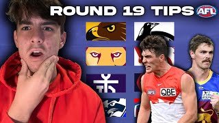 ROUND 19 AFL TIPS  PREDICTIONS 2024 [upl. by Iy208]