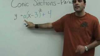 Algebra 2  Conic Sections  Parabolas [upl. by Sylirama]