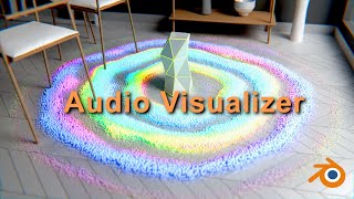 Audio visualizer geometry nodes blender [upl. by Valentia]