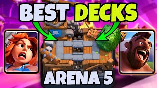 NEW 1 BEST DECK TO BEAT ARENA 5 IN CLASH ROYALE 2024 [upl. by Mcdowell985]