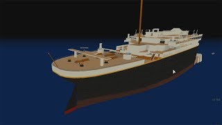 ROBLOX ENTREI NO TITANIC E TENTEI SOBREVIVER Roblox Titanic [upl. by Genesia]