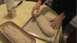 Roggen Weizenmischbrot mit Hefe selber backen [upl. by Haerr]