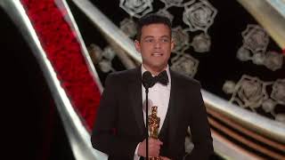 Rami Malek winning an Oscar® for quotBohemian Rhapsodyquot [upl. by Notgnillew101]