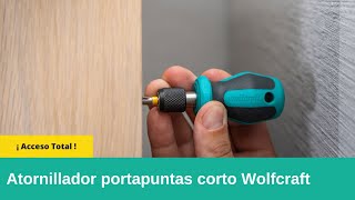 ATORNILLADOR MANUAL CON PORTAPUNTAS CORTO diy herramientas carpinteria wood [upl. by Pfeifer]