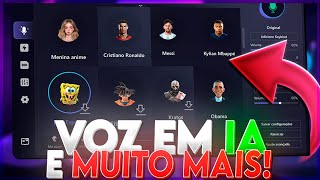 O MELHOR MODIFICADOR DE VOZ COM VÁRIAS VOZES FEMININAS E DE FAMOSOS  MUITO REAIS🎙️🚀 [upl. by Naillij264]