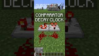 COMPARATOR DECAY CLOCK for your redstone circuits  Redstone with PsiVolt minecraft redstone [upl. by Nagorb997]