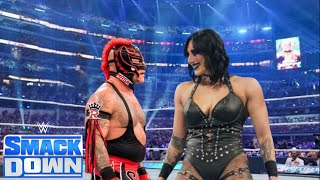 WWE Full Match  Rhea Ripley Vs Rey Mysterio  SmackDown Live Full Match [upl. by Etheline913]