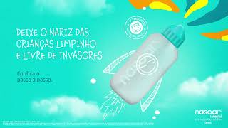 Como fazer lavagem nasal com Nasoar Infantil [upl. by Airad502]