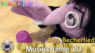 Musikstunde 20  Das Becherlied  Grundschule  Musikunterricht  mitsingen  Kinderlieder – Witz [upl. by Ecinhoj651]