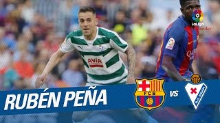 Paradón de Ter Stegen a disparo de Rubén Peña [upl. by Garey]