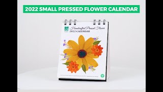 2022 Pressed Flower Calendar Small from Care Channels [upl. by Gabbert]