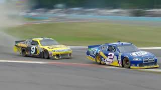 What a finish Ambrose Keselowski battle at Watkins Glen [upl. by Eiramave35]