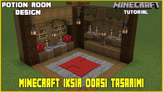 Minecraft Harika İksir Odası Tasarımı l Minecraft Fantastic Potion Room Design [upl. by Calendra]