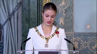 quotI will serve youquot Princess Leonor asks Spaniards for their confidence  FULL speech with ENG SUBs [upl. by Lehsreh848]