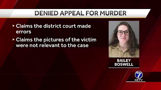 Bailey Boswells appeal for murder of Sydney Loofe denied by Nebraska Supreme Court [upl. by Acinorav]