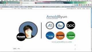 Blogger How to Make a Clickable Header 2012 [upl. by Lepine]