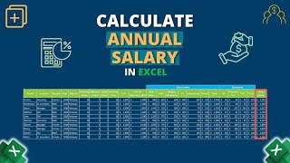 How to Calculate Annual Salary in Excel [upl. by Ylatfen728]