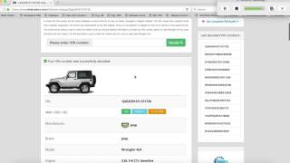 VIN number checkHow to get car info using VIN number [upl. by Luar]