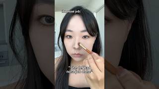 snatched nose contour nosecontour makeuptutorial [upl. by Oihsoy658]