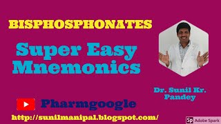 Bisphosphonates classification II Bisphosphonates mnemonics II [upl. by Franek]