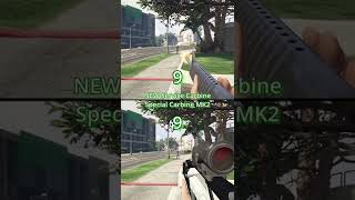 Service carbine VS Special carbine MK2 gta online [upl. by Ecinad]