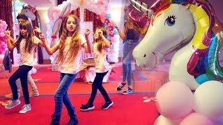 ANNIVERSAIRE LICORNE POUR LEVANAH 🦄 UNICORN BIRTHDAY 13 YEARS  13 ans LévanahampFamily [upl. by Nitza]