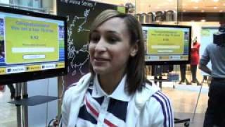 Jessica Ennis meets fans in Birmingham [upl. by Astrea]