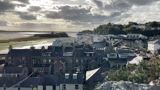 Porthmadog Harbour and Cei Ballast seen from Ynys Tywyn Porthmadog Gwynedd Wales [upl. by Upali987]