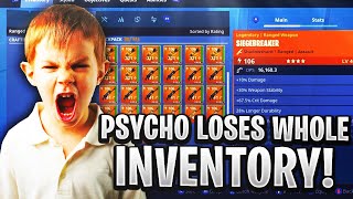 Psycho Rich Kid Loses Whole Inventory Scammer Gets Scammed Fortnite Save The world [upl. by Davita]