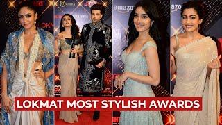 Lokmat Most Stylish Awards 2022 Salman Khan Rashmika Shraddha Kapoor make a stylish appearance [upl. by Freed]