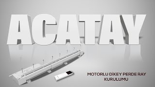 MOTORLU DİKEY PERDE RAYI KURULUMU [upl. by Assirat]