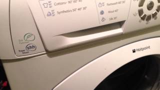 A Super Silent Hotpoint Washing machine [upl. by Imhskal]