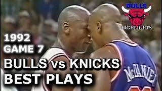 May 17 1992 Bulls vs Knicks game 7 highlights [upl. by Treulich]