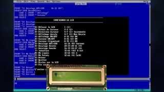 Tuto  Contrôler un afficheur LCD avec le port parallèle LPT dun ordinateur PC et Qbasic FR [upl. by Candide]