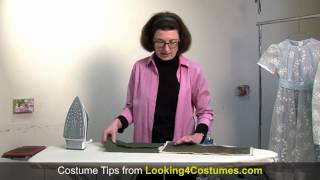 Costume Tips  Using a quotVelvetquot Board in Ironing [upl. by Casilde222]