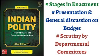 V109 Presentation amp Discussion of Budget Scrutiny by Dept Committees M Laxmikanth Polity [upl. by Eiramanna]