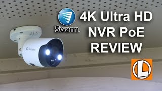 Swann 4K NVR Security Camera System Review  Unboxing Setup Settings Installation Footage [upl. by Orly]