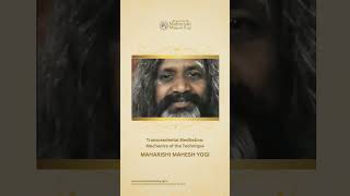 Transcendental Meditation a natural technique  Maharishi Mahesh Yogi [upl. by Polk464]