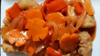 sweetampsour fish fillet fish recipelucyampzoe vlog [upl. by Ecirtal]