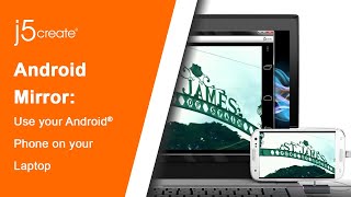 j5create® Android™ Mirror  Unleash your Android™ on your PC JUC600 [upl. by Yrhcaz]